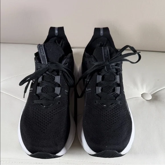 Asics Black and White Running Sneakers - Picture 2 of 8